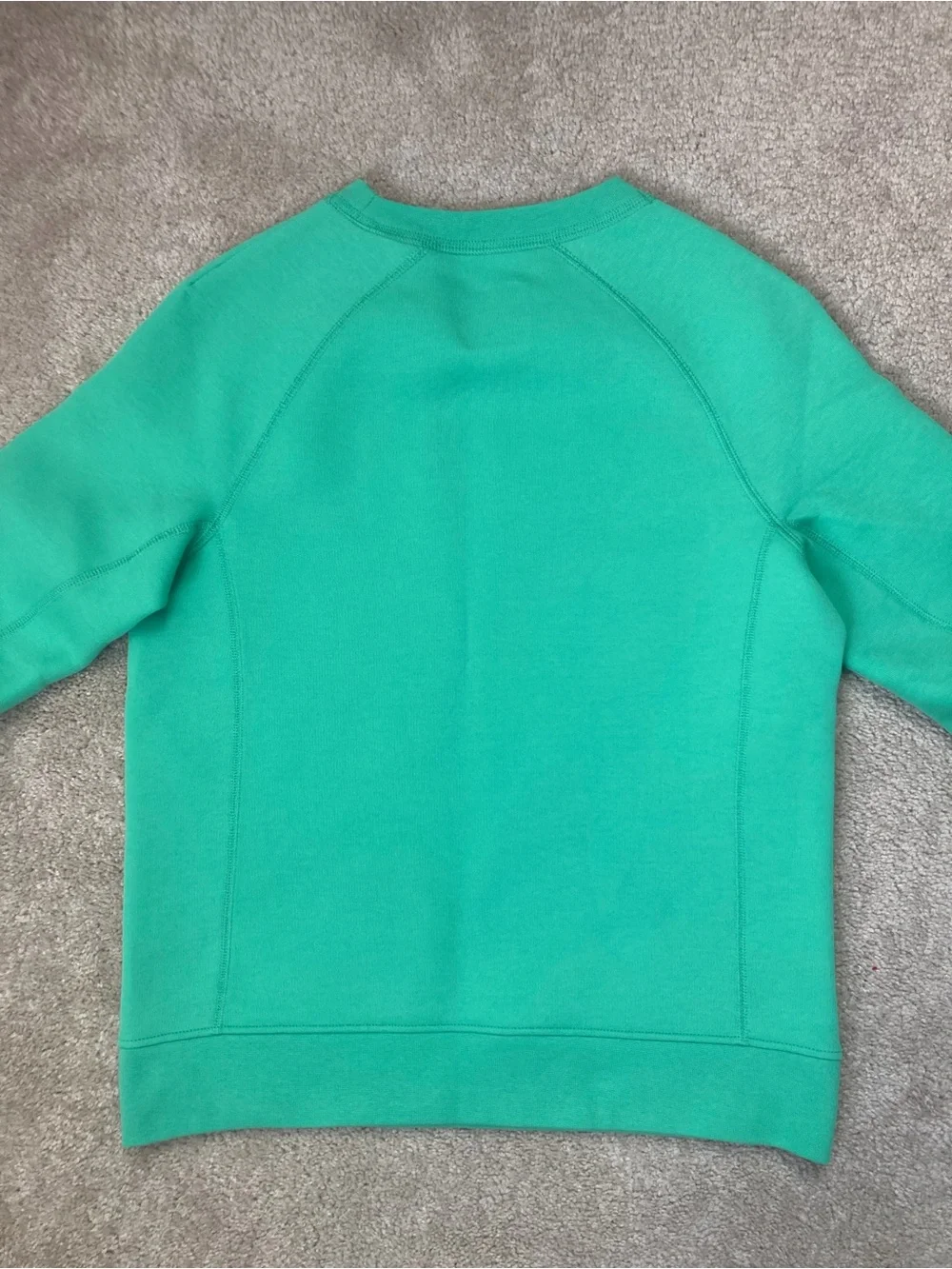 Nike Teal Green Crew Sweatshirt with Small Swoosh